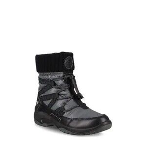 Santana Canada Women's THEA Waterproof Snow Boots Grey/Black- SZ 6 & 7 -NIB